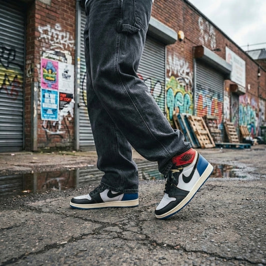 Jordan 1 Retro High OG SP Fragment x Union LA Varsity Red Sport Royal - IO7847-002